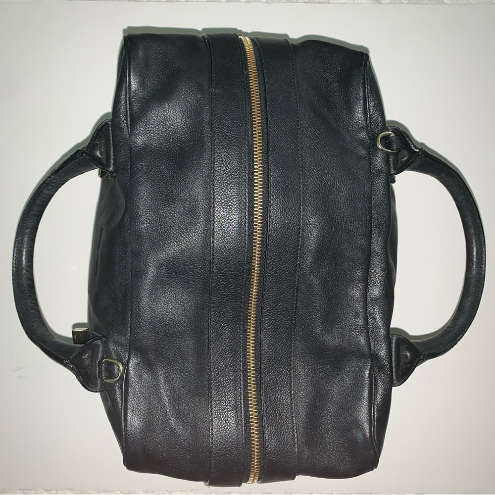 SEE BY CHLOE DAISIE HANDBAG BLACK LEATHER CONVERTIBLE CROSSBODY EUC - Picture 2 of 6